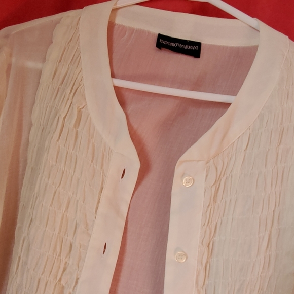 Sheer Button Down Shirt - Picture 2 of 2